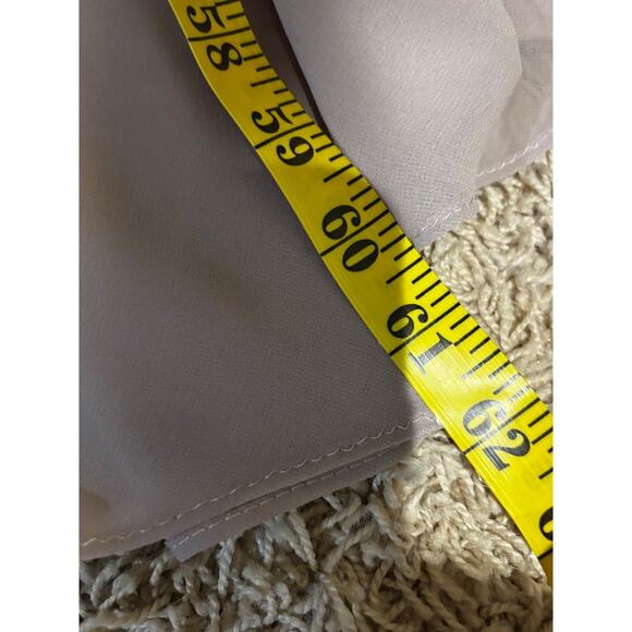 New Lace Chiffon satin A-Line Mocha Formal dress Mother of bride Prom Gala sz M - Picture 7 of 16